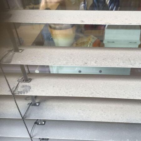 Verschmutzte Lamellen